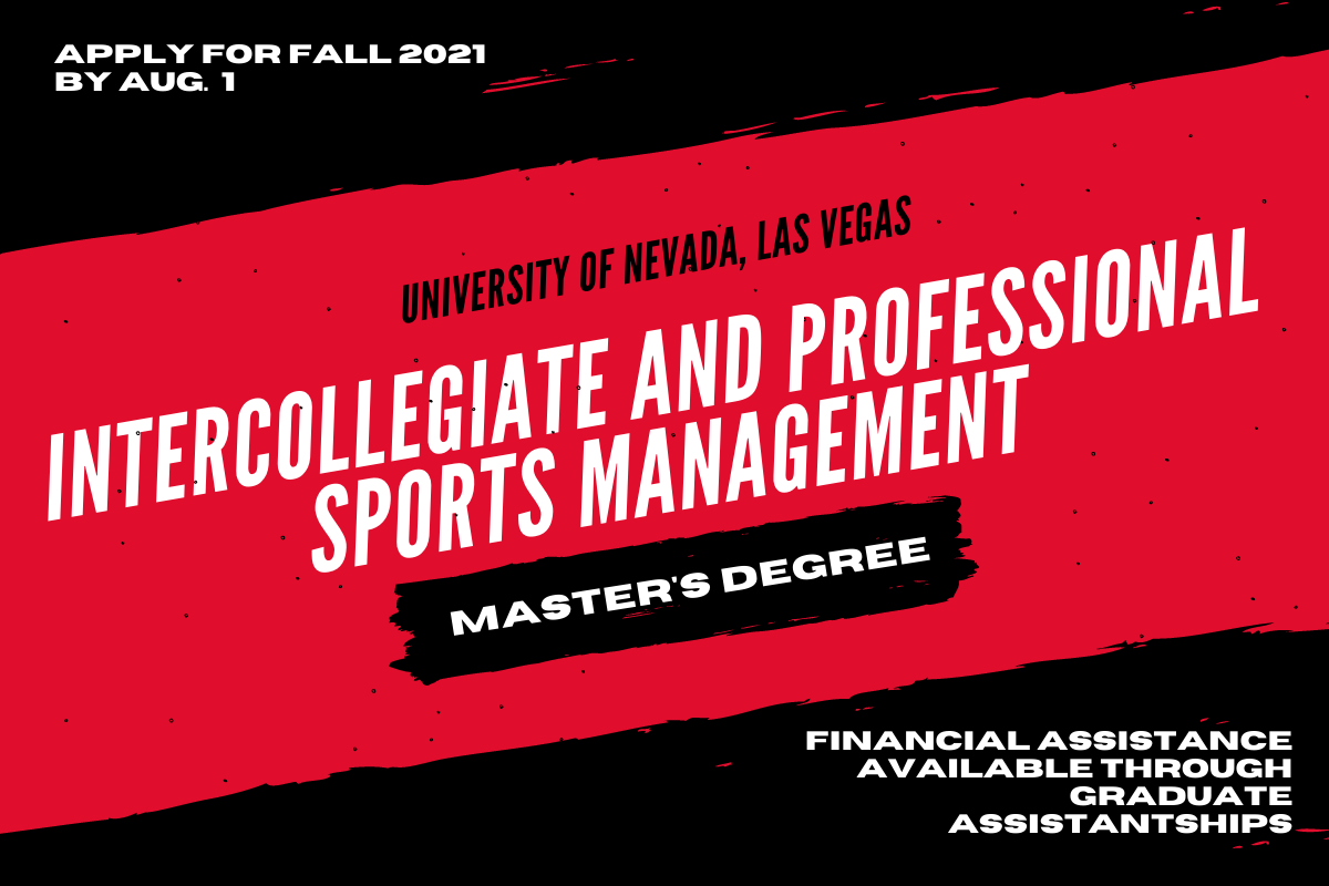 New Intercollegiate and Sport Management Master's Degree Fall